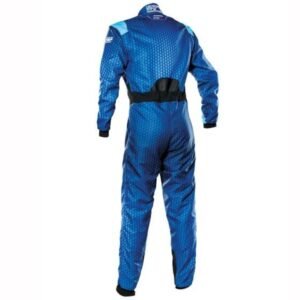 OMP KS 3 ART KART SUIT IN NAVY BLUE AND CYAN