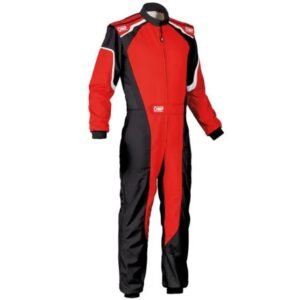 OMP KS 3 KART SUIT IN RED AND BLACK