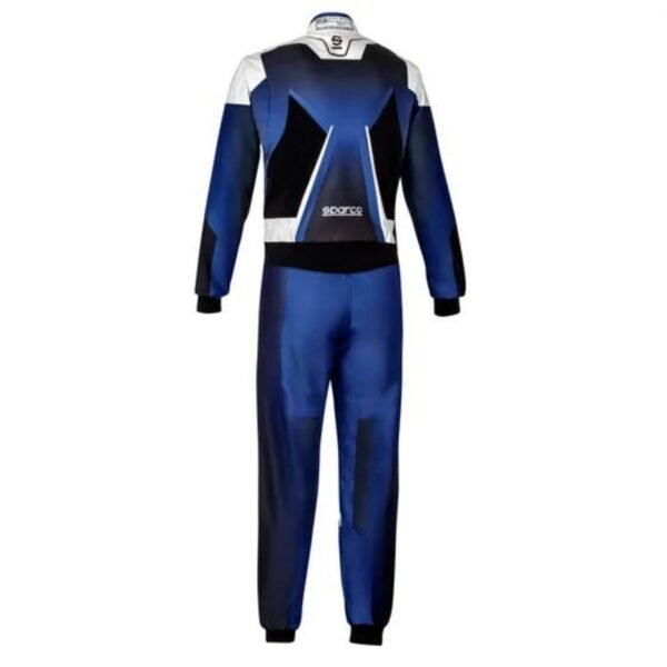 SPARCO PRIME K ADVANCED KART SUIT IN BLACK AND BLUE