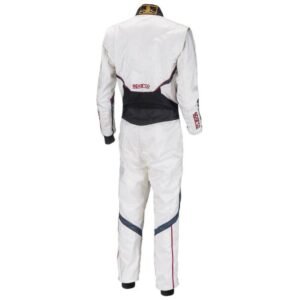 SPARCO ROBUR KS 5 KART RACING SUIT IN WHITE AND GREY