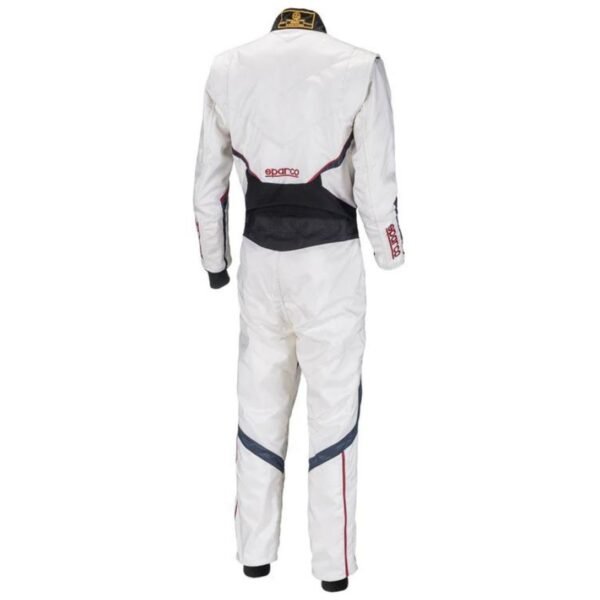 SPARCO ROBUR KS 5 KART RACING SUIT IN WHITE AND GREY