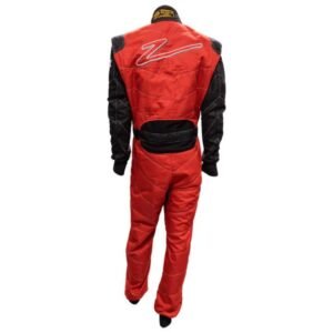 ZR 50F RACE SUIT IN RED AND BLACK