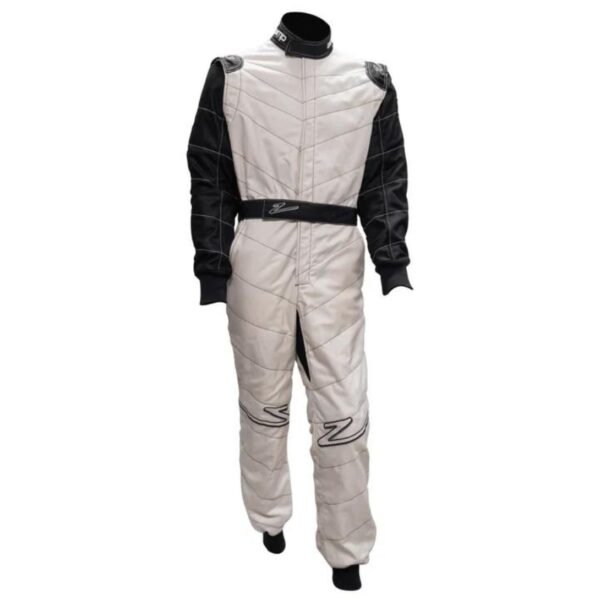 ZR 50F RACE SUIT IN WHITE AND BLACK