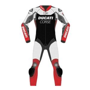 DUCATI CORSE MOTORBIKE LEATHER SUIT