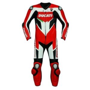 DUCATI MOTORCYCLE RIDER LEATHER SUIT