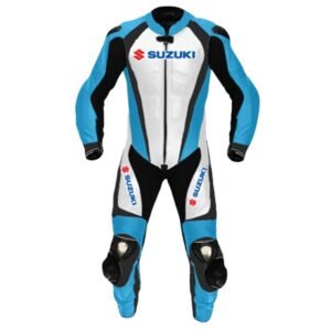 SUZUKI MEN'S MOTORCYCLE RACING LEATHER SUIT