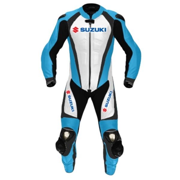 SUZUKI MEN'S MOTORCYCLE RACING LEATHER SUIT