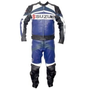 SUZUKI GSXR MOTORCYCLE LEATHER SUIT BSM