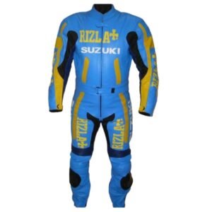 SUZUKI RIZLA MOTORCYCLE LEATHER SUIT