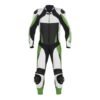 MOTOGP KAWASAKI GREEN MOTORBIKE LEATHER RACING SUIT