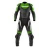 MOTOGP KAWASAKI TWO PIECE MOTORBIKE LEATHER RACING SUIT