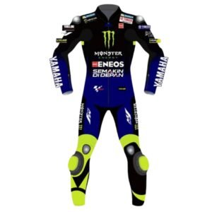 MOTOGP VR46 YAMAHA MONSTER ENERGY ROSSI REPLICA BIKER RACE LEATHER