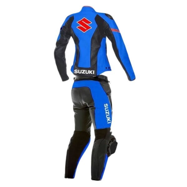 MOTOGP WOMEN'S SUZUKI MOTORBIKE RACING LEATHER SUIT