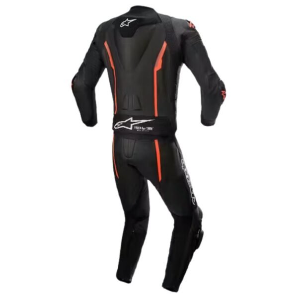 ALPINESTARS MISSILE V2 2PIECE LEATHER SUIT BLACK RED FLUO