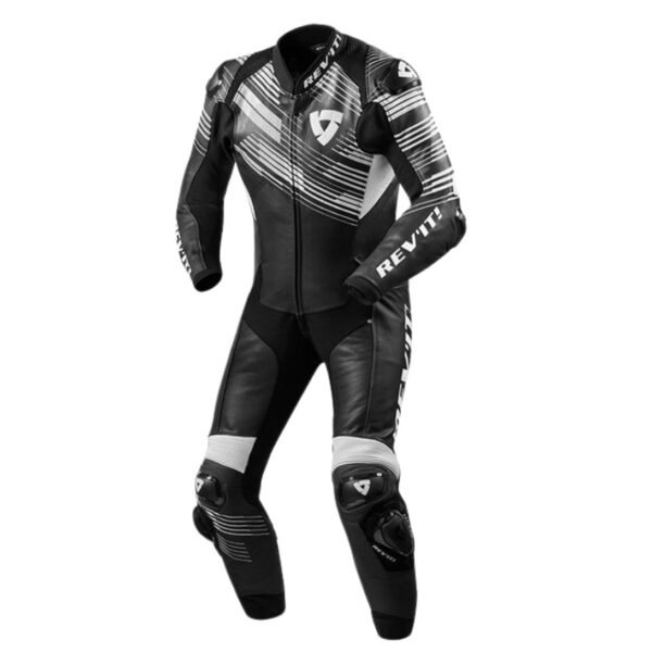 REVIT APEX 1PC MOTOGP SUIT IN BLACK WHITE