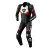 REVIT ARGON 2 1PC MOTOGP SUIT IN BLACK NEON RED