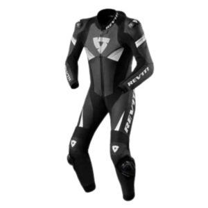 REVIT ARGON 2 1PC MOTOGP SUIT IN BLACK WHITE