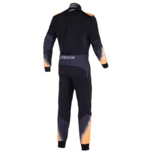 ALPINESTARS KMX 5 V2 KART SUIT IN BLACK, WHITE AND FLURO ORANGE