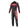 ALPINESTARS KMX 9 V2 S GRAPHIC KART SUIT IN BLACK AND RED