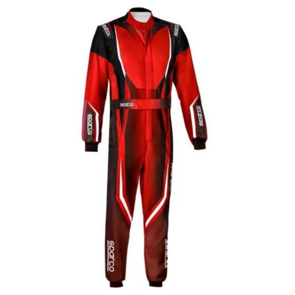 SPARCO PRIME K ADVANCED KART SUIT IN BLACK AND RED