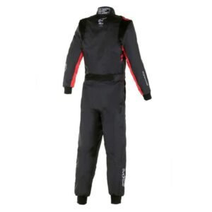 ALPINESTARS KMX 9 V2 S GRAPH 3 KART RACING SUIT IN BLACK AND ORANGE