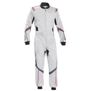 SPARCO ROBUR KS 5 KART RACING SUIT IN WHITE AND GREY