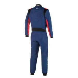 ALPINESTARS KMX 9 V2 ADULT KART SUIT IN BLUE AND RED