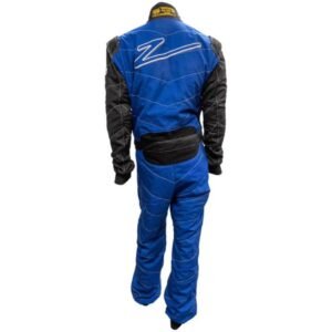 ZR 50F RACE SUIT IN BLUE AND BLACK