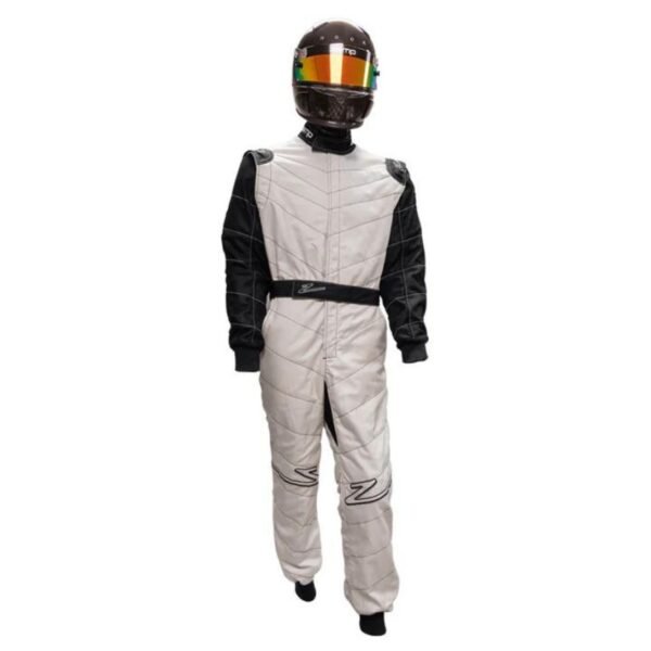 ZR 50F RACE SUIT IN WHITE AND BLACK