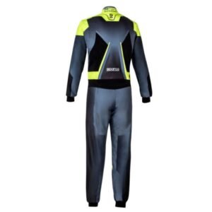 SPARCO PRIME K SUIT KART IN BLACK AND FLOU YELLOW