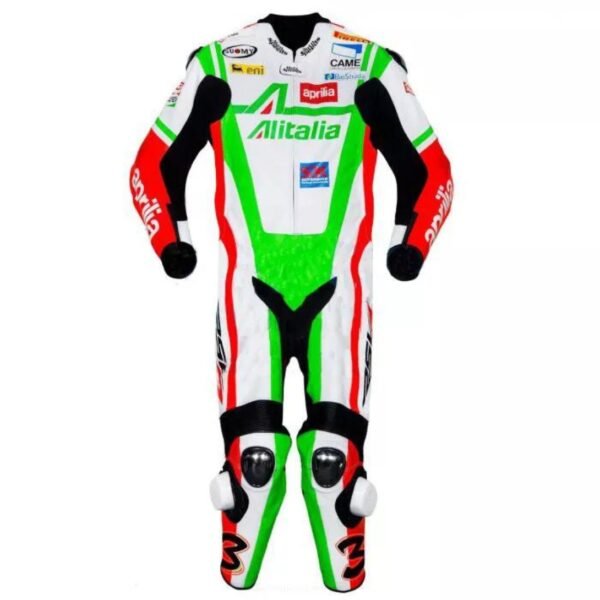 APRILIA CUSTOM MOTORBIKE LEATHER RACING SUIT