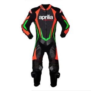 APRILIA CUSTOM MOTORCYCLE LEATHER RACING SUIT