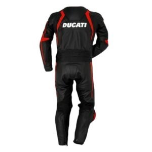 DUCATI BLACK MOTORBIKE LEATHER SUIT