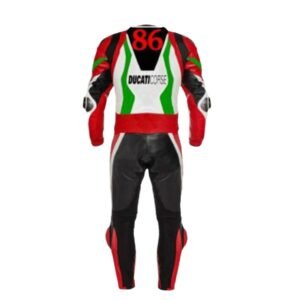 DUCATI MOTORBIKE RIDER LEATHER SUIT