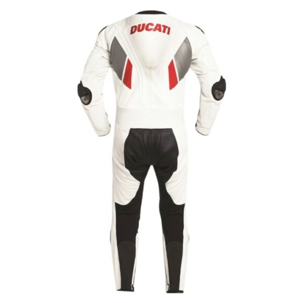 DUCATI WHITE LEATHER RACE SUIT