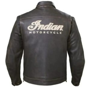 INDIAN MOTORCYCLE LEATHER JACKET IN BLACK