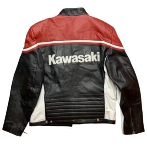 KAWASAKI MOTORBIKE LEATHER JACKET