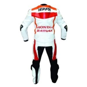 HONDA PERFORATED REPSOL MOTORCYCLE LEATHER SUIT