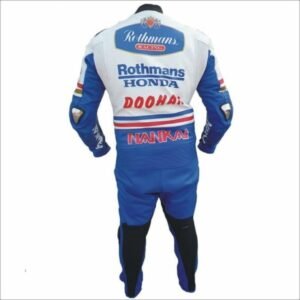 HONDA ROTHMAN'S MOTORCYCLE RACING LEATHER SUIT