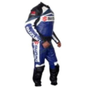 SUZUKI GSXR MOTORCYCLE LEATHER SUIT BSM