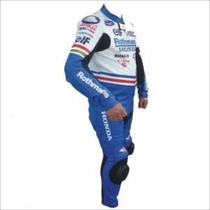 HONDA ROTHMAN'S MOTORCYCLE RACING LEATHER SUIT