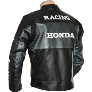 HONDA MOTOR CYCLE JACKET IN BLACK