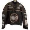 LUCKY STRIKE MOTOR CYCLE JACKET IN BLACK