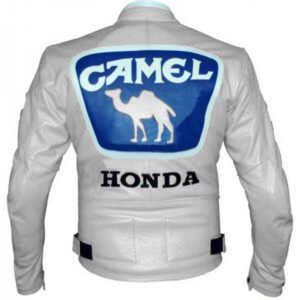 HONDA MOTOR BIKE JACKET IN HALF WHITE