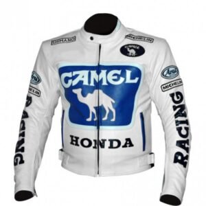 HONDA MOTORBIKE JACKET IN HALF WHITE