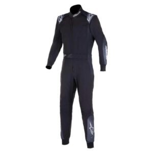 ALPINESTARS KMX 5 V2 KART RACING SUIT IN BLACK AND GREY