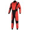 ALPINESTARS KMX 3 V2 KART RACING SUIT IN BLACK AND RED