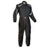 OMP KS 3 YOUTH KART RACING SUIT IN BLACK AND WHITE