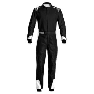 SPARCO X LIGHT KART RACING SUIT IN BLACK AND WHITE