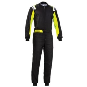 SPARCO ROOKIE KART RACING SUIT IN BLACK AND YELLOW